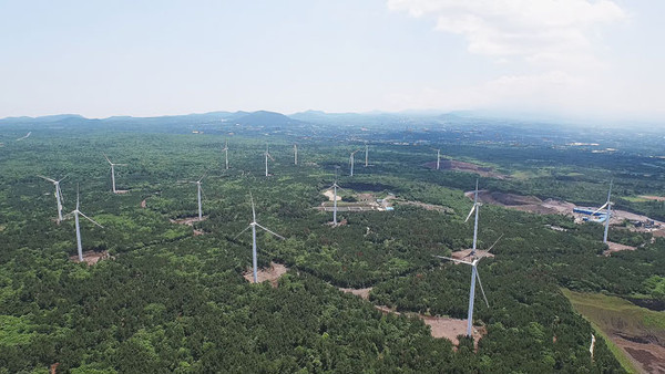 동북 풍력발전소 전경 ⓒ헤드라인제주