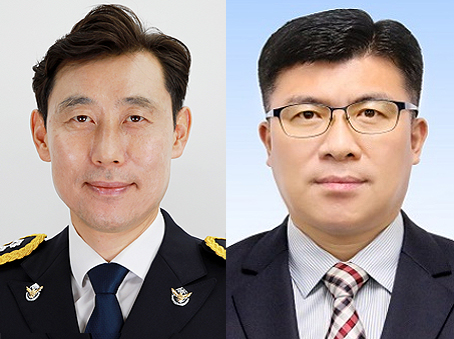 이상인 신임 제주해양경찰서장, 윤태연 신임 서귀포해양경찰서장 ⓒ헤드라인제주