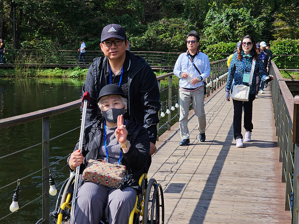 14일 진행된 장애인과 비장애인이 함께하는 2022 아름다운 동행-열 사람의 한걸음. ⓒ헤드라인제주