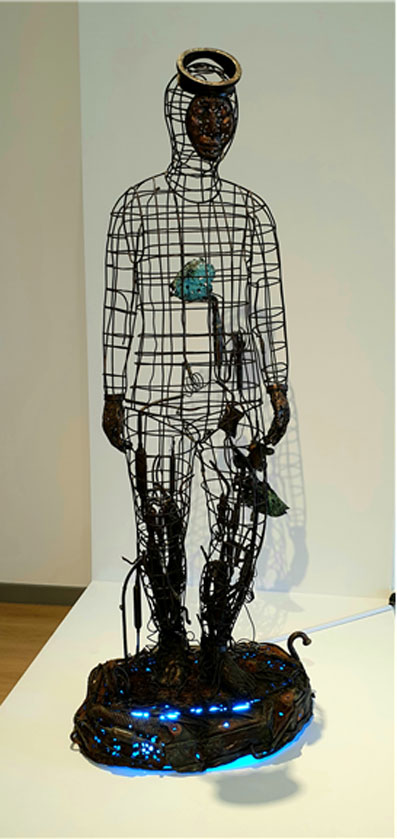 이승수 작 ' 숨비소리', 2010, 동(산소용접), 175×70×45cm. ⓒ헤드라인제주