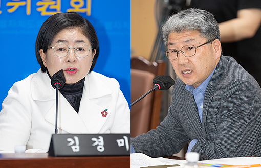 김경미 위원장, 이상봉 의원. ⓒ헤드라인제주